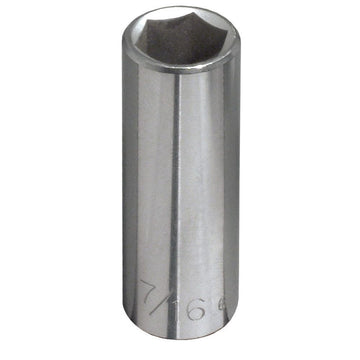 3/8-Inch Deep 6-Point Socket by KLEIN TOOLS – 3/8-Inch, Blend, Model 65614