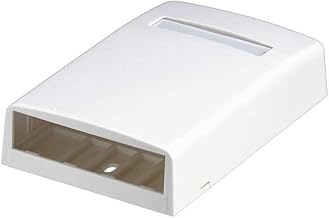 Panduit Surface Mount Box,Mini Com,4Port,Off Wht CBX4IW-AY - 1 Each