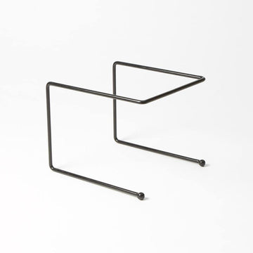 12" Square Pizza Stand - 7"H by American Metalcraft – Steel, black, Model RSB307