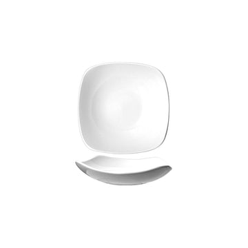 International Tableware Porcelain Sq. 16 Oz Soup Bowl - 24 / CS by International Tableware, Inc. – 16 oz, 16.0 ounces, Porcelain, White, Model QP-18