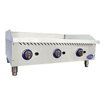 36" Manual Gas Griddle by Globe – Stainless Steel, Model GG36G