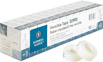 Business Source Premium Invisible Tape Value Pack (Pack of 12)