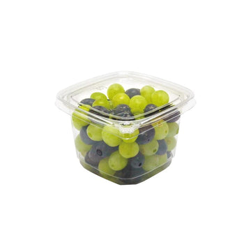 Tamper Evident Deli Square Container Combo by Eatery Essentials – 16 oz, 16.0 ounces, Polyethylene Terephthalate (PET), clear, Model PTTESDC16