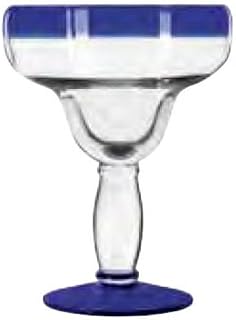 Libbey 92315 Aruba Blue Rim 16 Oz. Margarita Glass - 12 / CS