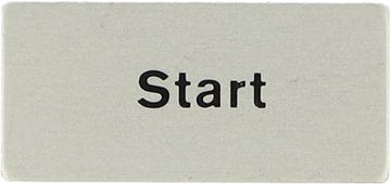 CBK-NP9 | ABB Fixed NAMEPLATE, Engraved 'Start/Stop', 1 Position, Aluminium Finish