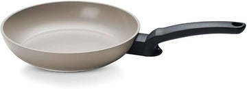 Ceratal Evo Classic Frying Pan Diameter 24 cm Warm Grey - Ceramic Pan Made Without PFAS/PTFE, Water-Based Non-Stick Coating, Ergonomic Handle, Induction, Made in Germany