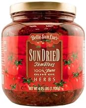 Bella Sun Luci Sun Dried Tomato Halves in Olive Oil, 64 Ounce - 6 per case.