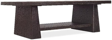 Hooker Driftwood Rectangle Cocktail Table in Black Wood Furniture