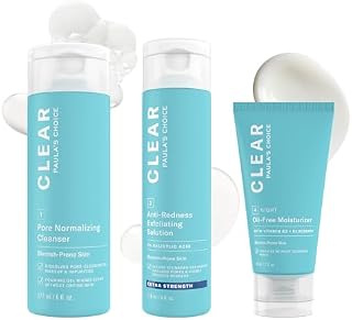 Paula's Choice CLEAR Extra Strength Acne Kit, 3-Piece Set