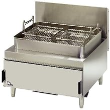 Star-Max Gas Countertop Fryer, 30 lb Oil Capacity, Twin Basket Design, Natural Gas Operation And Fast Heat Recovery Burners, Even Heat Distribution, Durable Construction For Commercial Use, 8E-630FF
