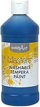 Little Masters Washable Tempera Paint, Blue, 16 OZ., 6PK