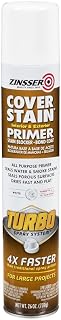 Zinsser 1014916 26 oz Cover Stain Primer with Turbo Spray System White Flat & Matte - Pack of 66