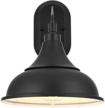 Elian One Light Outdoor Wall Sconce Black