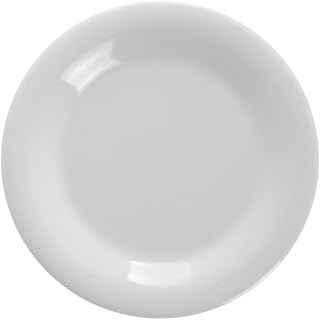 G.E.T. WP-6-DW Diamond White 6.5" Wide Rim Plate - 48 / CS