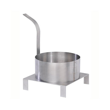 Gold Medal 8" Funnel Cake Mold Ring by Generic – 8 inches, Metal, Silver, Model 5108