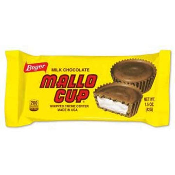Mallo Cup - Milk Chocolate by Boyer Candy – 1.5 Ounces, Pack of 72