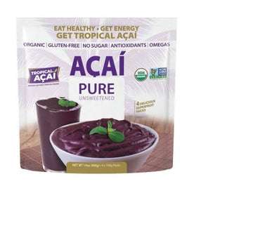 Tropical Acai Organic Acai Authentic Mix by Tropical Açai – 3.5 Ounce (Pack of 60), Pack of 60