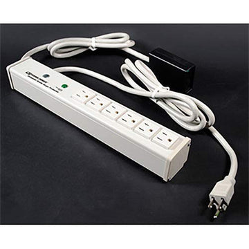 Multi-Outlet Power Unit by Wiremold – 13"L x 2"W x 1.75"H, Aluminum, White, Model M6BZR-15*