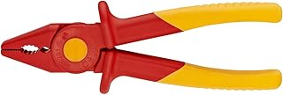 Tools Knipex 98 62 01 Snipe Nose Plastic Pliers 1000V Insulated, Red/Yellow
