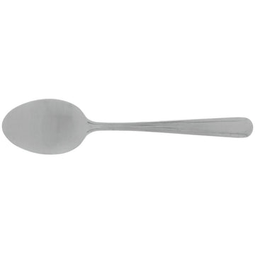 Dominion Dessert Spoon 18/0 Stainless Steel - Box of by HUBERT – Stainless Steel, Silver, Pack of 12, Model HDO-03-HB