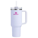 The Flowstate Quencher H2.O Tumbler | 40 oz. Vacuum Insulated | Crystal Crush (White) by STANLEY – 39.9 Ounces, 1.18 liters, Stainless Steel, Crystal Crush, Model 43892PT
