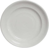 Tuxton China CWA-062 Plate, 6-1/4" Diameter, Round, Wide Rim, Microwave and Dishwasher Safe, Oven Proof, Fully Vitrified, Ceramic, TuxCare, Healthcare, Concentrix, White, Pack of 24