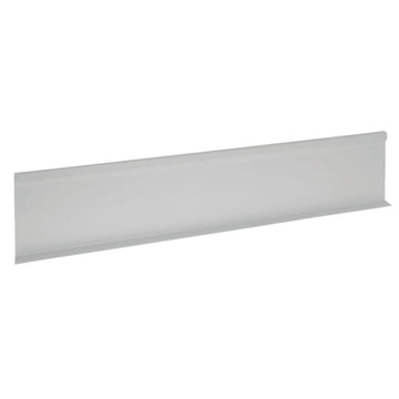 Divider for Parsley Runner with Aluminum Support White Plastic"T" Shape - 27"L x 5 1/2"H by JET PLASTICS – Aluminum, Model H-W-5-27