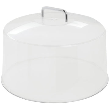 12" Round Removable Cake Cover - Camwear® by Cambro – 12 inches, Polycarbonate (PC), Clear, Model 778201