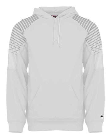 Lineup Hood - Extra Small - WH/SILN by Badger Sports – Blend, White, Model BAD-1405