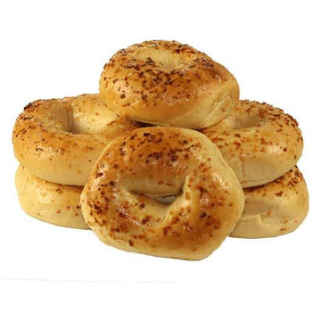 Onion Bagel by Just Bagels – 4 ounce", Pack of 48