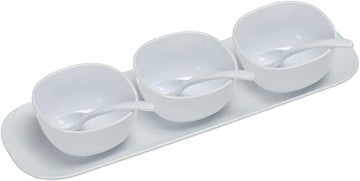Yanco RM-9002 Rome Condiment Bowl Set White - Pack of 12