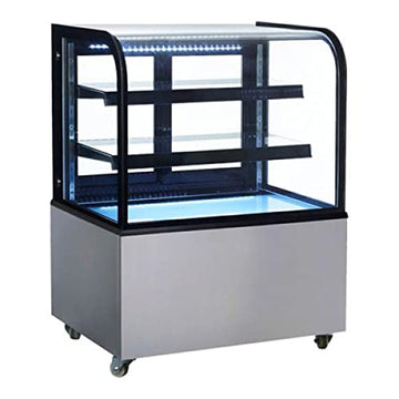 COMMERCIAL DRY BAKERY DISPLAY CASE by Omcan – 10.4 cubic_feet, gray / black, Model 47102