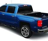 LEER Latitude | Fits 2019-2025 GM Chevy Silverado/GMC Sierra with 6.6 FT Bed w/o Multi Pro Tailgate | Easy Install, Soft Tri-Fold Truck Bed Tonneau Cover (w/o Multi-Pro Tailgate)