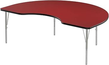 Correll Activity Tables with Red and Black Finish A4872-KID-35-14-09