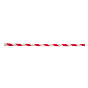 Straws, 7.75" (6mm), Paper, Red Striped, Wrapped, 500 per Pack (Case of 6 Packs) by Tablecraft – 7.75 Inch (6 mm), Paper, Red Striped Wrapped, Model 100125
