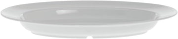G.E.T. Milano White 17" x 12" Oval Platter