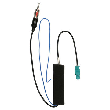 European Vehicle Amplified Antenna Adapter Cable 2002-UP () by RAPTOR – Black, Model AD-EU5