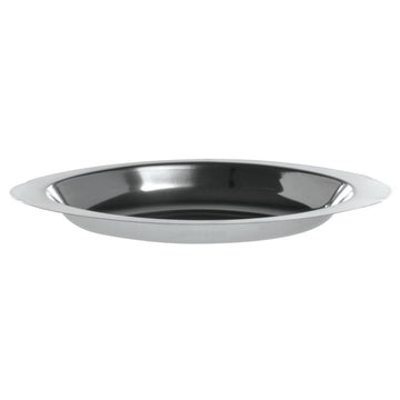 12 oz Au Gratin Dish Oval Stainless Steel by HUBERT – 12.0 ounces, Stainless Steel, Model AG012