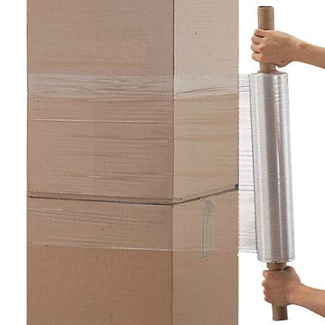 70 Gauge Extended Core Stretch Wrap - 20"X1000' by J.C Parry & Sons Co. Inc – Lldpe, Clear, Pack of 4, Model PVT207GI