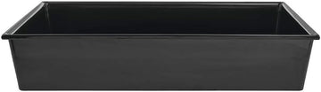 HUBERT Full Size Black Melamine Cold Food Pan - 12 2/5"L x 20 1/5"W x 4"D