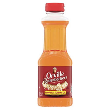 Orville Redenbacher’s Popping & Topping Buttery Flavored Popcorn Oil by Orville Redenbacher's – 16 Ounce (Pack of 6), Original Version, Pack of 6