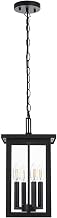 Sheridan Four Light Outdoor Pendant Black