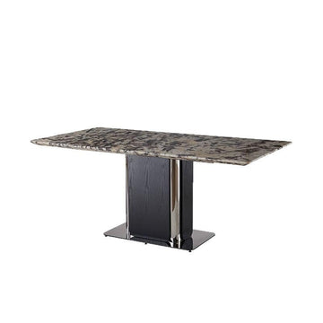 Mesa De Jantar Fashion Marble Dining Table Home Villa Restaurant Diner Table by JOYNOW – 180x80x75cm, One Color, Model 8524
