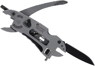 Scipio FCC0020 Ranch Hand Multi-Tool Pocket Knife 2.25-Inch Blade - Pliers and Adjustable Wrench - for Ranch Hands and Outdoorsmen, Silver