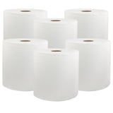Inc. 46529 Universal Roll Towel, 1-Ply, 6RL/CT, White