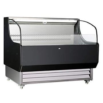 52-INCH REFRIGERATED DISPLAY CASE by Omcan – NET DIMENSIONS: 51.7" x 35.9" x 42", Black, Model 44544