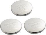 3pcs Panasonic CR1632 CR 1632 3v Coin Lithium Battery, REMOTE KEYLESS ENTRY TRANSMITTER FOB Battery , 2005-2012 by Panasonic