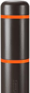 BollardGard 7" x 52" Bollard Cover Brown - Innoplast (Brown Orange Tape)