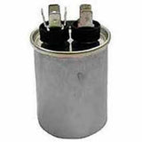 Round Run Capacitor by Rotom – 1.7"L x 1.7"W x 3.2"H, Metal, Multicolor, Model 15DVR