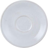 Tuxton Artisan Agave Reactive Natural 5-Inch Espresso Saucer, Case of 24, White; Scratch Resistant; Chip Resistant; Lead & Cadmium Free; Dishwasher, Microwave, Oven Safe